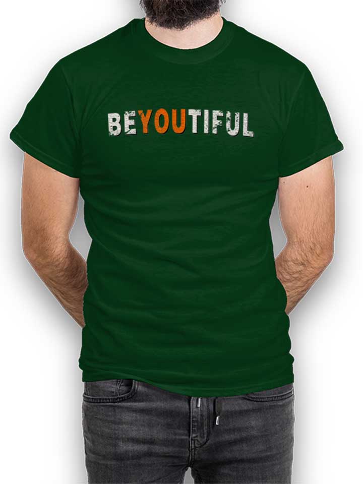 Beyoutiful T-Shirt vert-fonc L