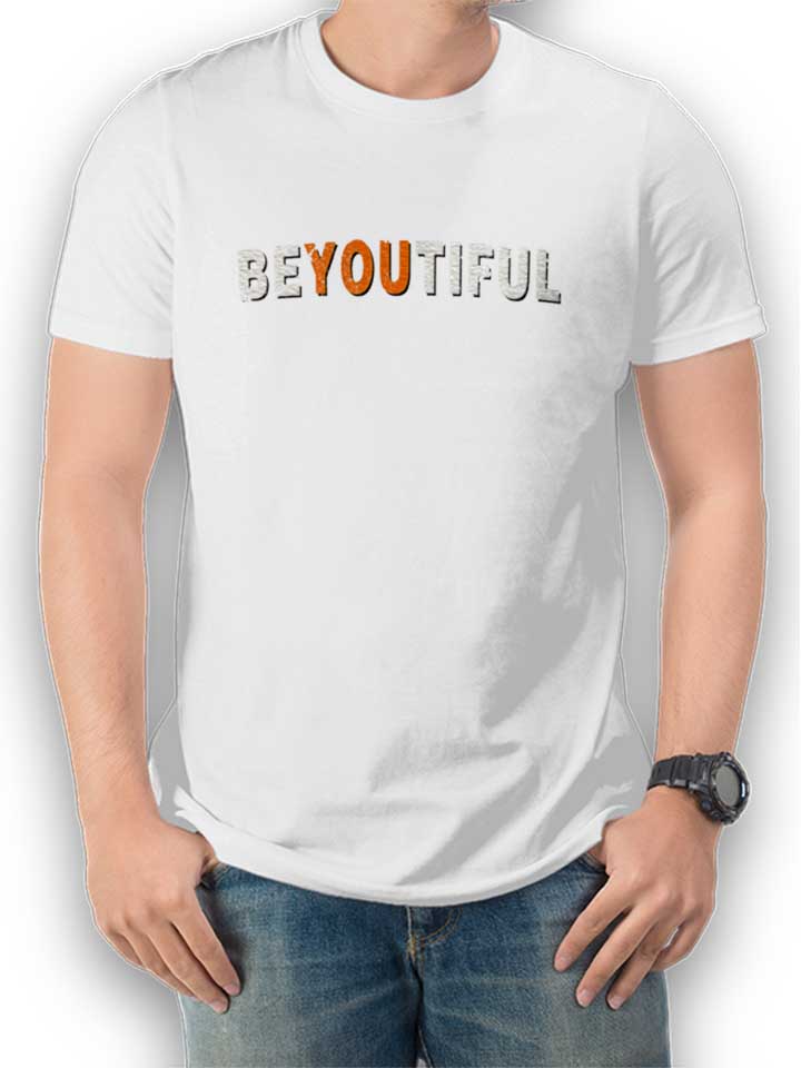 Beyoutiful T-Shirt weiss L