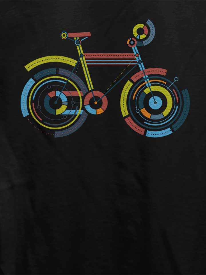 bicycle-art-damen-t-shirt schwarz 4