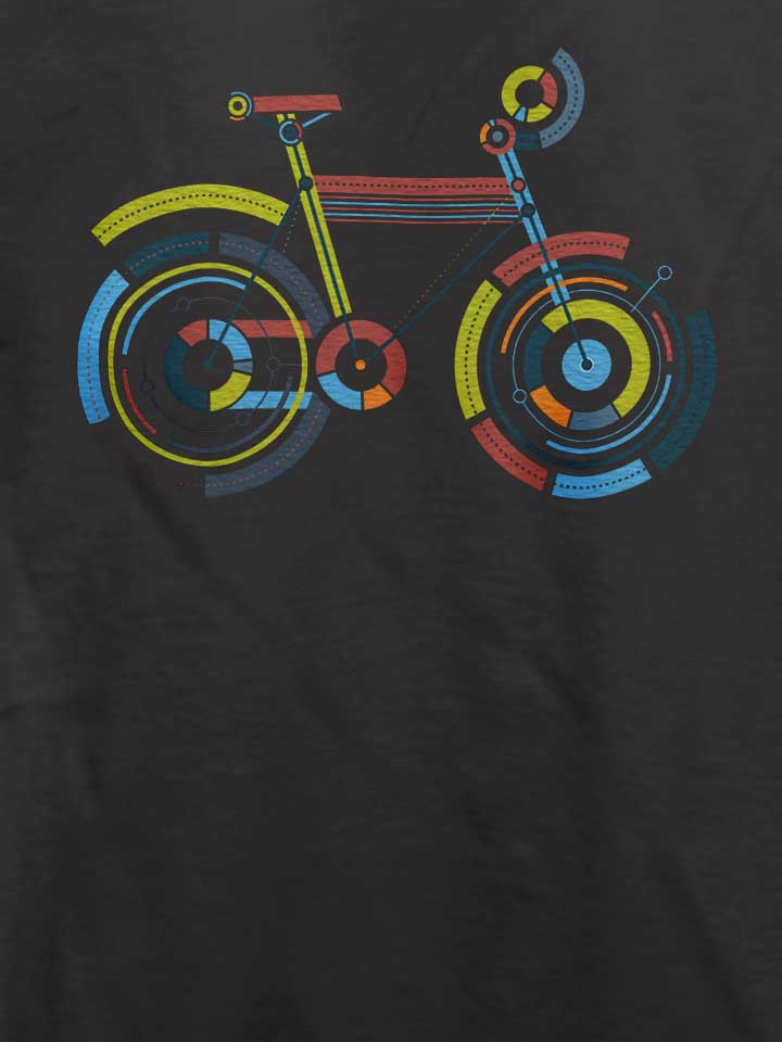 bicycle-art-t-shirt dunkelgrau 4