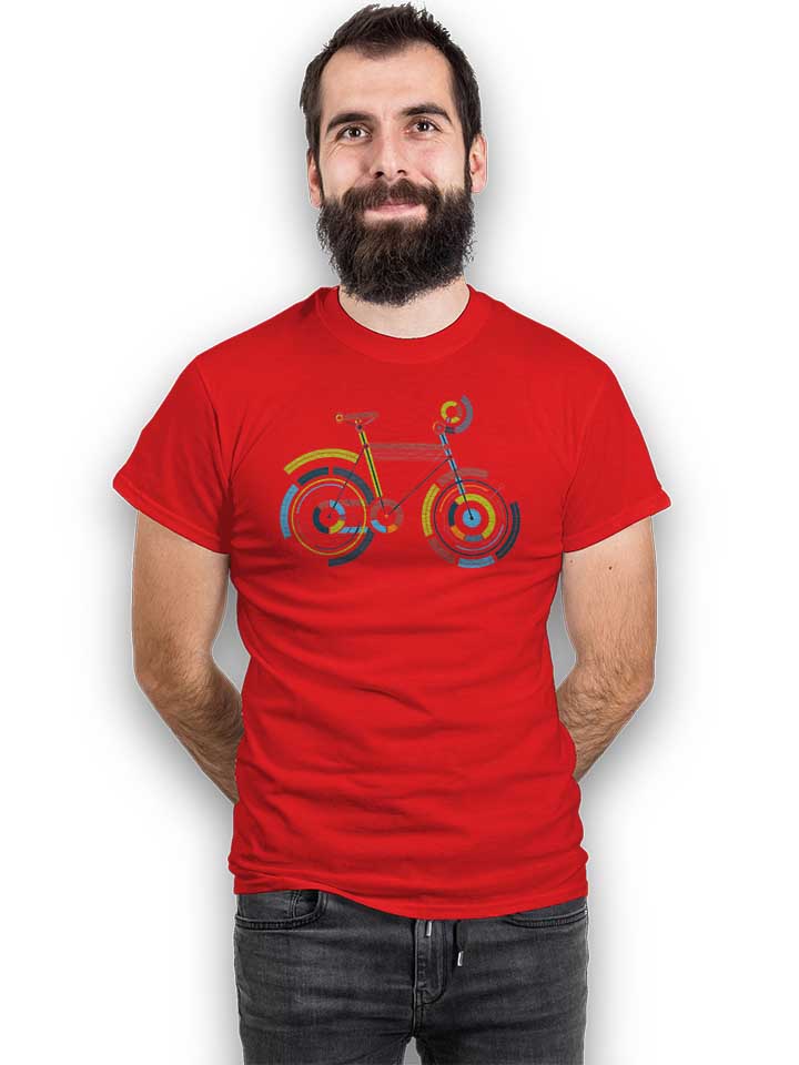 bicycle-art-t-shirt rot 2
