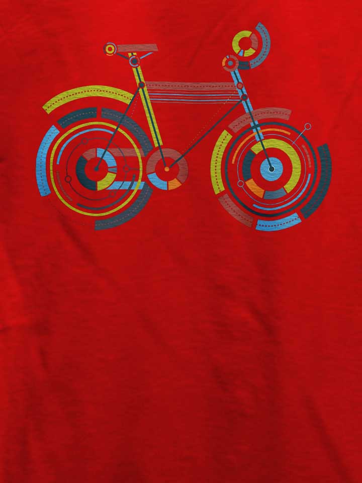 bicycle-art-t-shirt rot 4