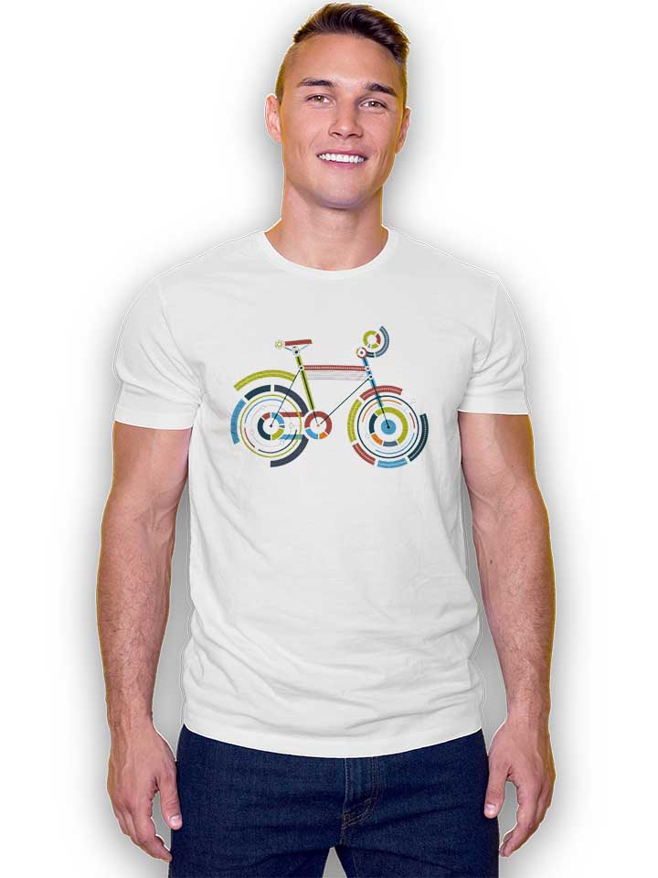 bicycle-art-t-shirt weiss 2
