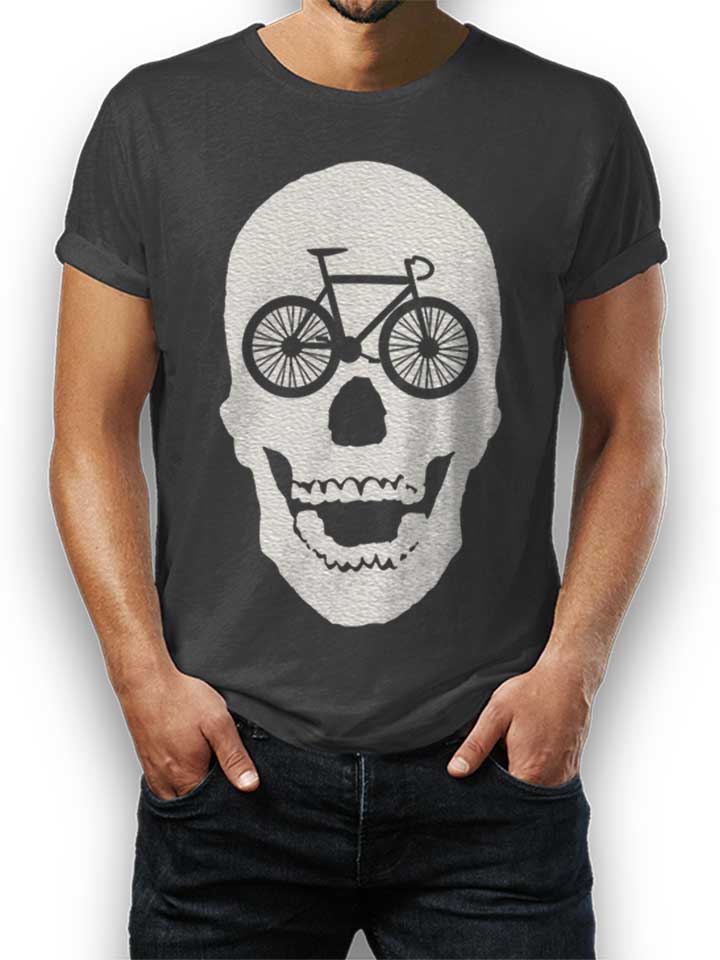 Bicycle Scull Camiseta gris-oscuro L