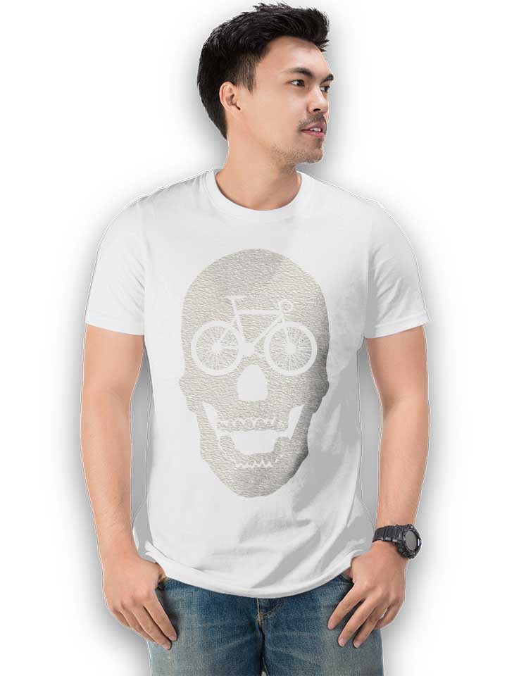 bicycle-scull-t-shirt weiss 2