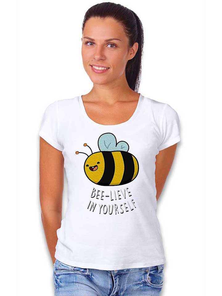 biene-beelive-in-yourself-damen-t-shirt weiss 2