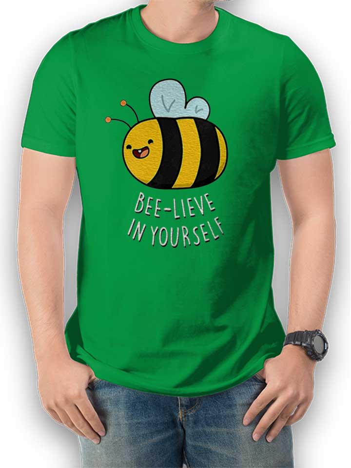 Biene Beelive In Yourself T-Shirt gruen L
