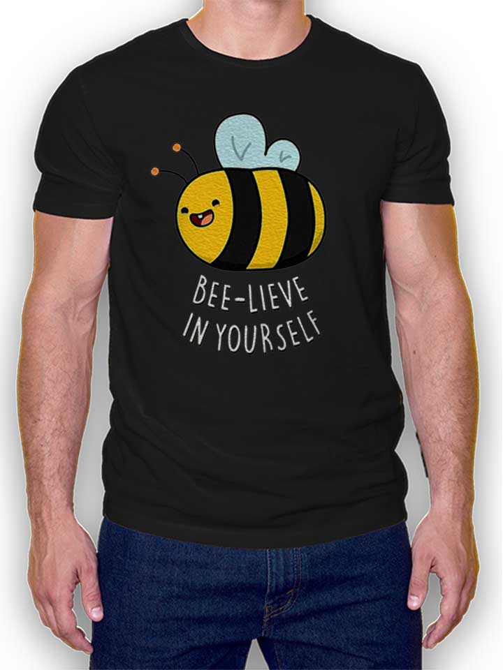 Biene Beelive In Yourself T-Shirt schwarz L