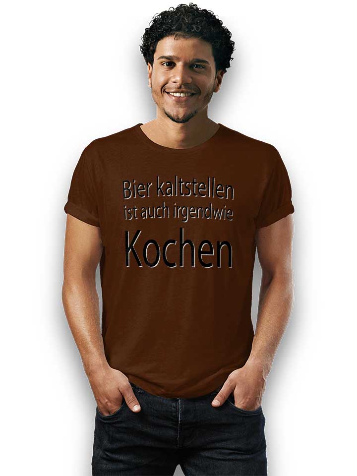 bier-kaltstellen-ist-auch-t-shirt braun 2