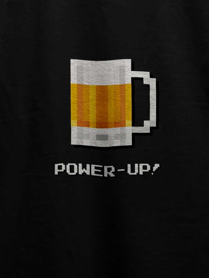 bierglas-power-up-t-shirt schwarz 4