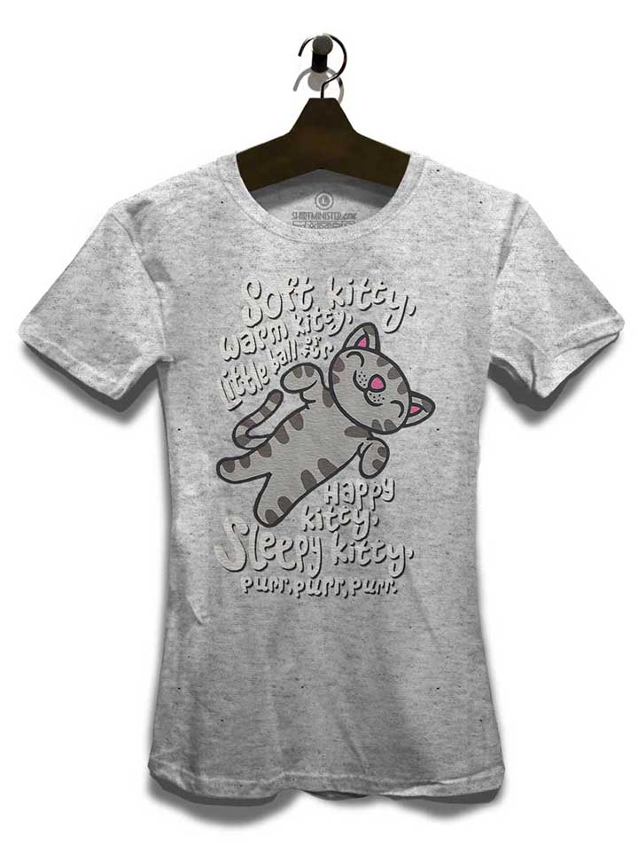 big-bang-soft-kitty-damen-t-shirt grau-meliert 3
