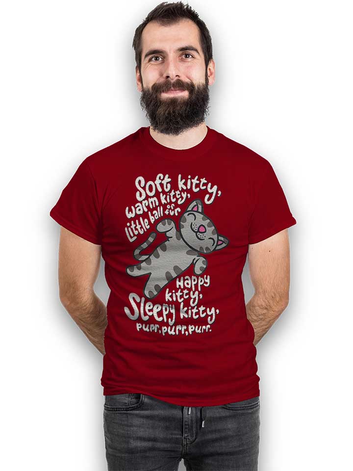 big-bang-soft-kitty-t-shirt bordeaux 2