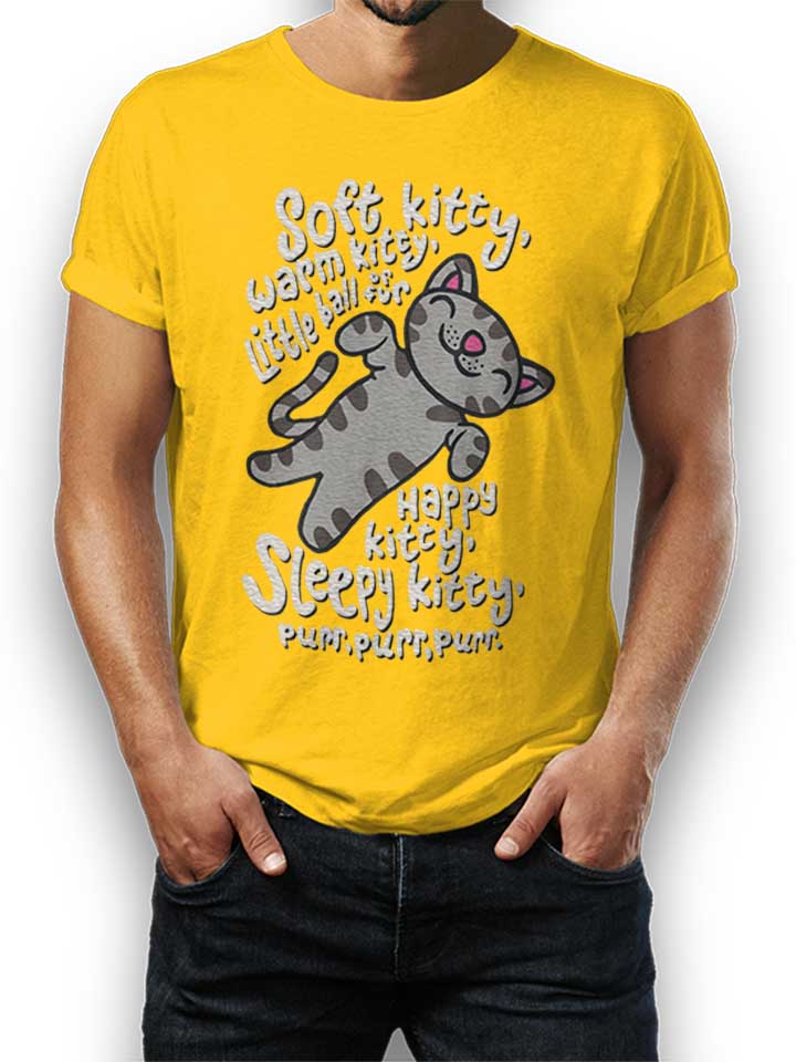 Big Bang Soft Kitty T-Shirt gelb L