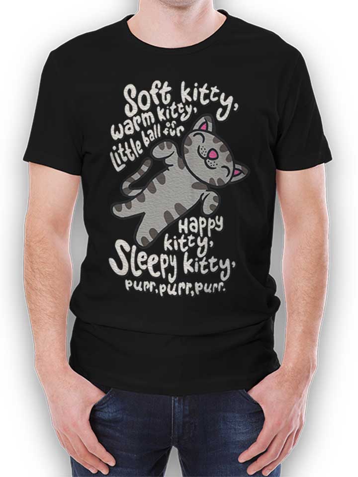 Big Bang Soft Kitty T-Shirt schwarz L