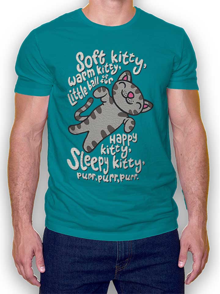 Big Bang Soft Kitty T-Shirt tuerkis L