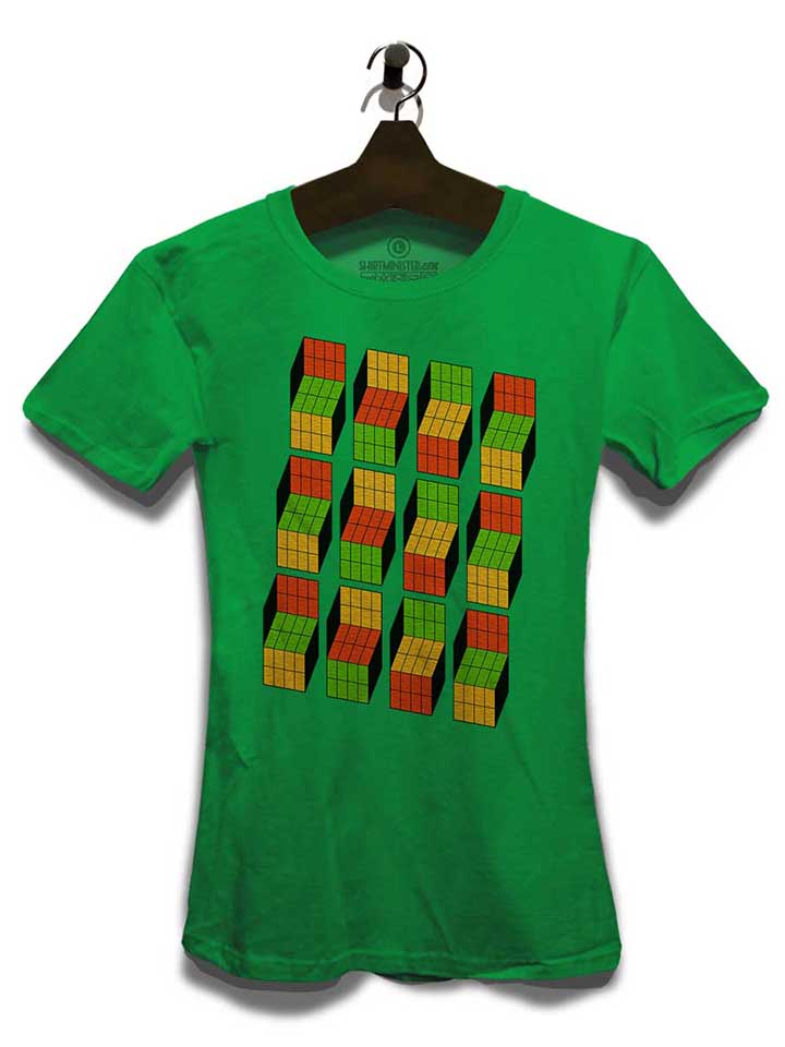 big-bang-theory-rubiks-cube-damen-t-shirt gruen 3