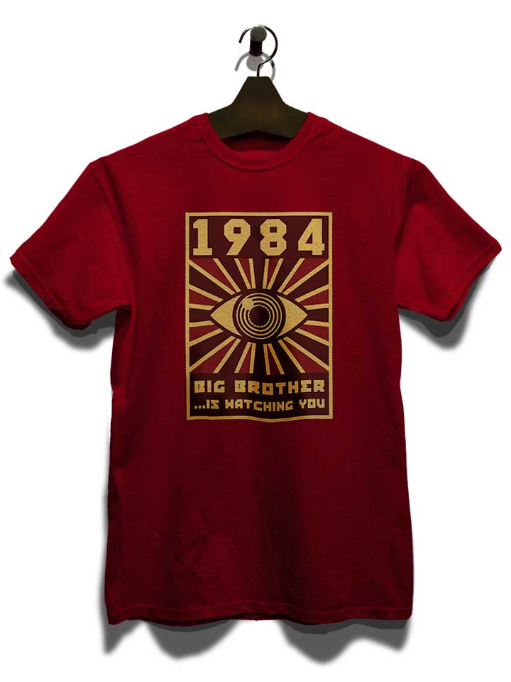 big-brother-1984-t-shirt bordeaux 3