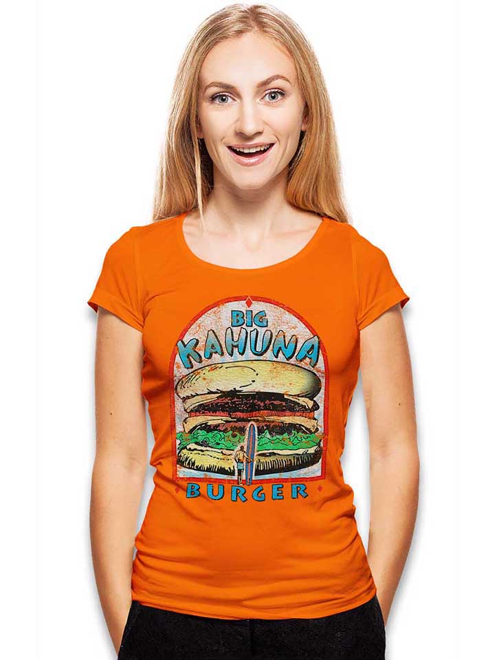 big-kahuna-burger-vintage-damen-t-shirt orange 2