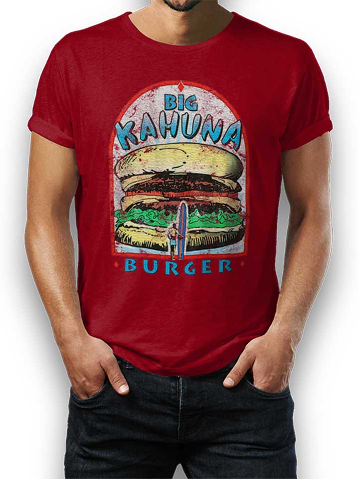 Big Kahuna Burger Vintage T-Shirt bordeaux L