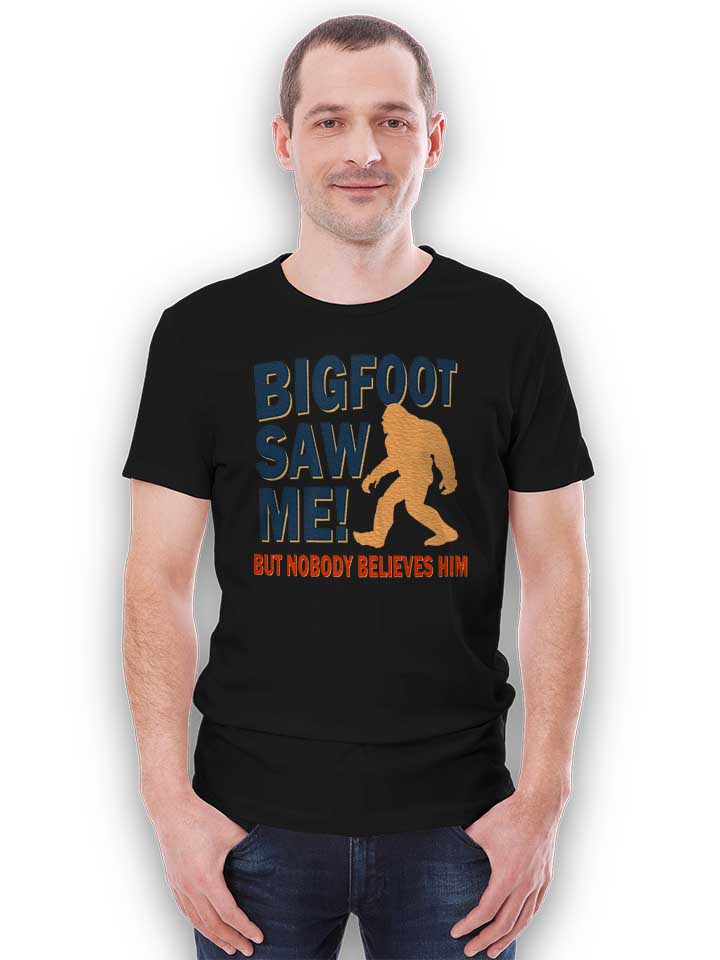 bigfoot-saw-me-t-shirt schwarz 2