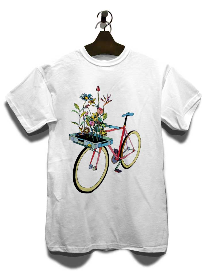bike-and-flowers-t-shirt weiss 3