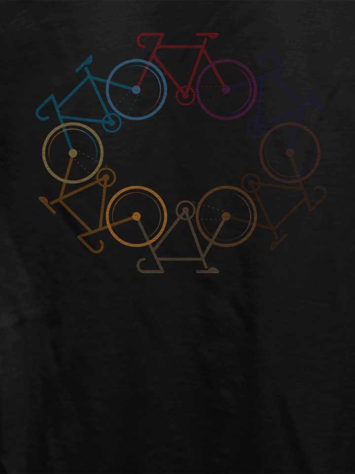 bike-around-the-world-damen-t-shirt schwarz 4