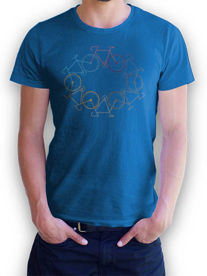 Bike Around The World T-Shirt royal-blue L