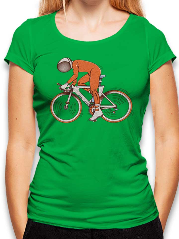 Bike Astonaut Damen T-Shirt gruen L