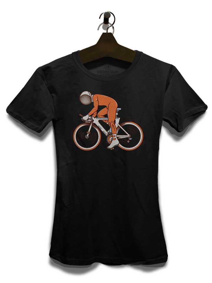 bike-astonaut-damen-t-shirt schwarz 3
