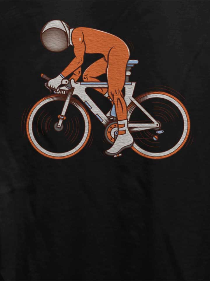 bike-astonaut-damen-t-shirt schwarz 4