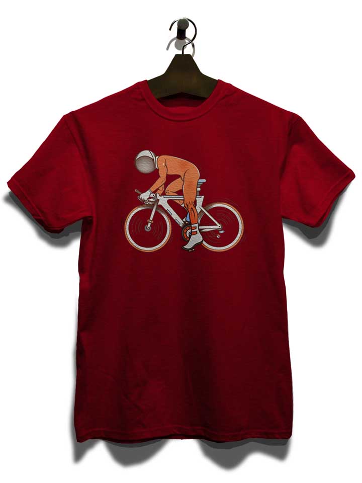 bike-astonaut-t-shirt bordeaux 3