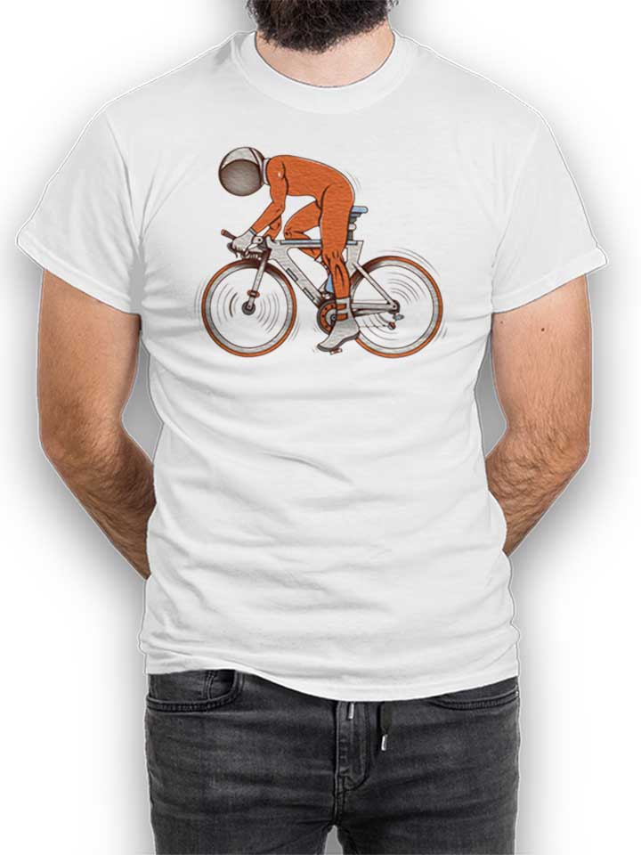 bike-astonaut-t-shirt weiss 1