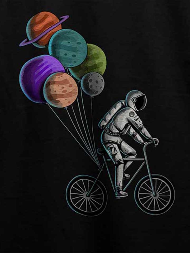 bike-astronaut-planet-baloons-t-shirt schwarz 4