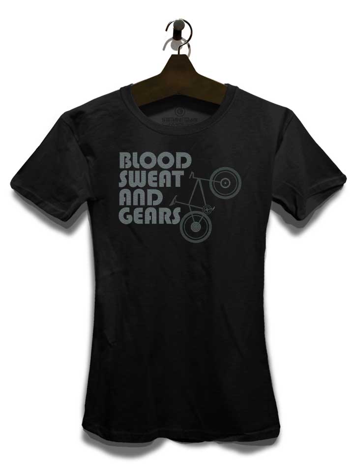 bike-blood-sweat-and-gears-damen-t-shirt schwarz 3