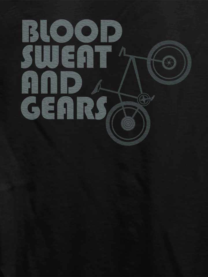 bike-blood-sweat-and-gears-damen-t-shirt schwarz 4