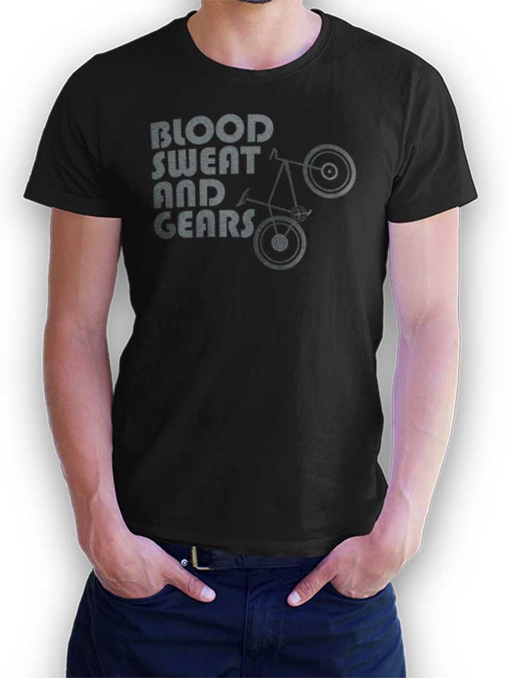 Bike Blood Sweat And Gears T-Shirt nero L