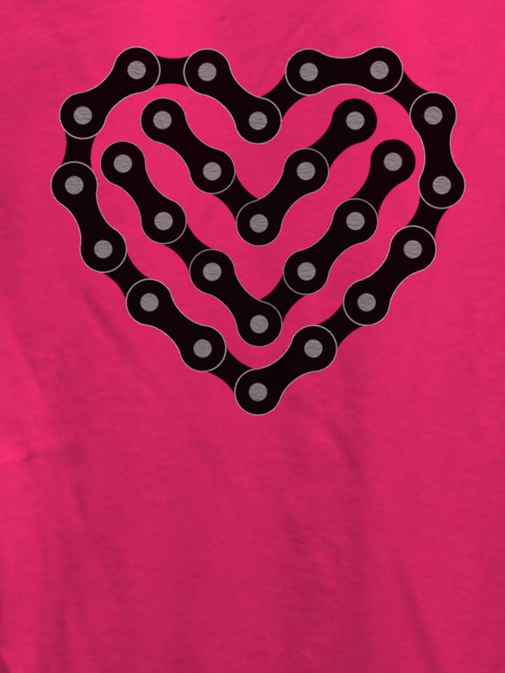 bike-chain-heart-damen-t-shirt fuchsia 4