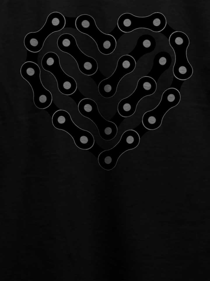 bike-chain-heart-t-shirt schwarz 4