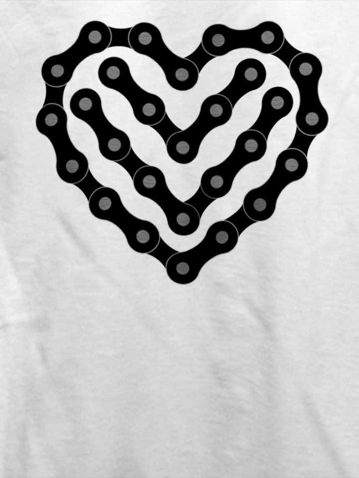 bike-chain-heart-t-shirt weiss 4