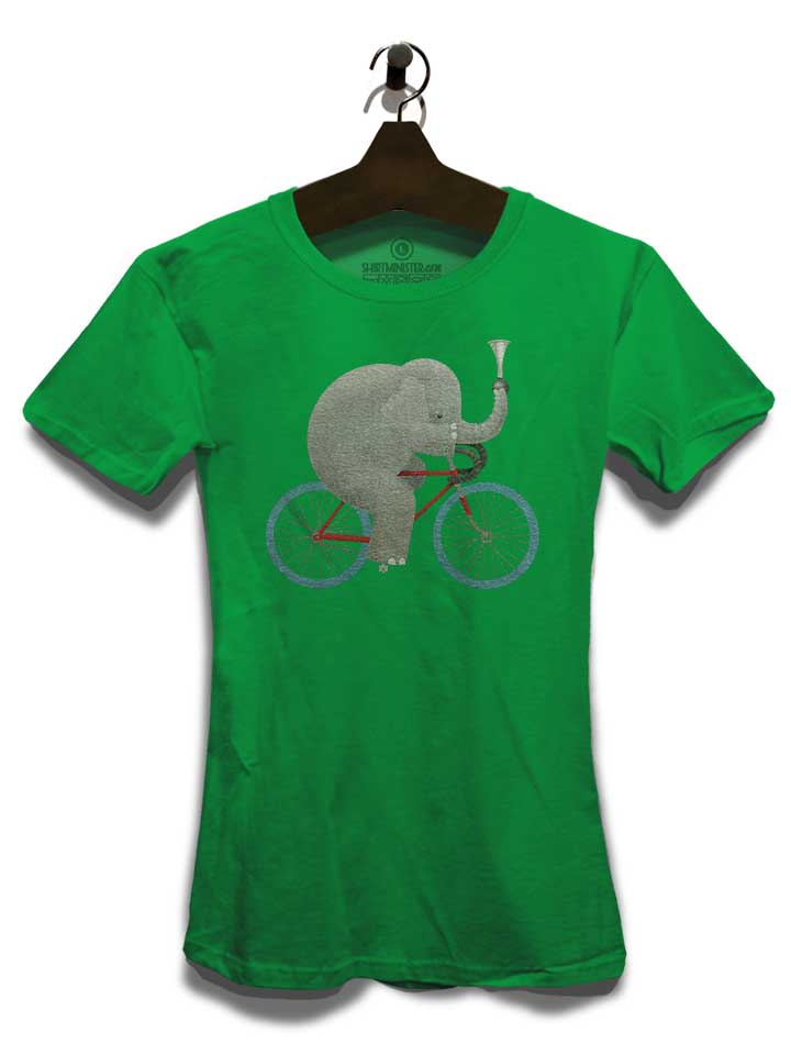 bike-elephant-damen-t-shirt gruen 3
