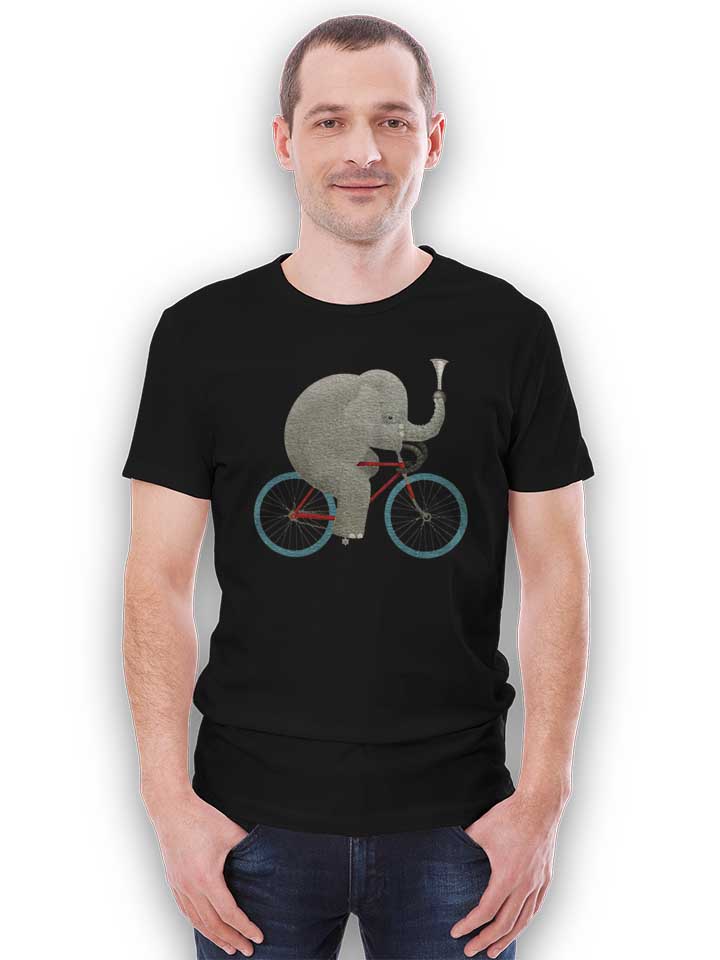 bike-elephant-t-shirt schwarz 2