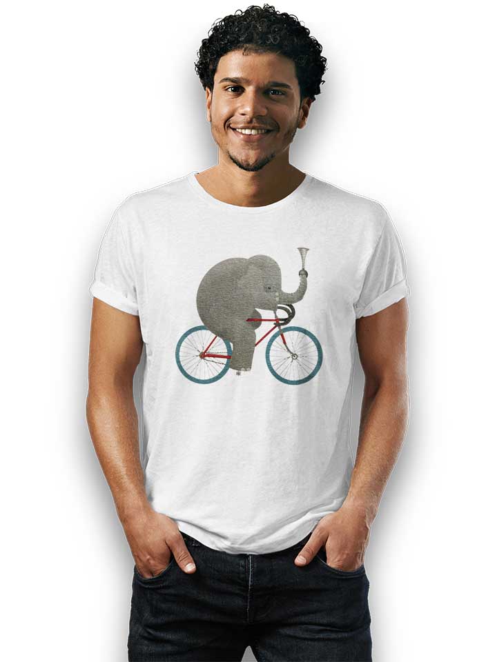 bike-elephant-t-shirt weiss 2