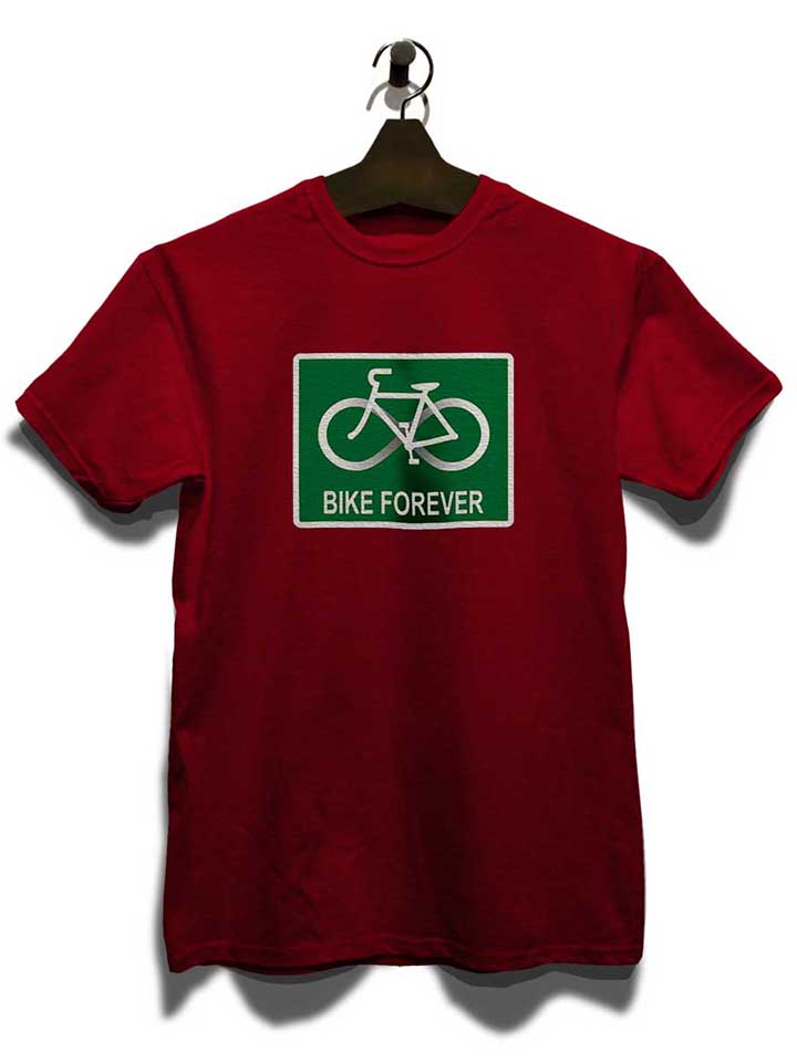 bike-forever-t-shirt bordeaux 3
