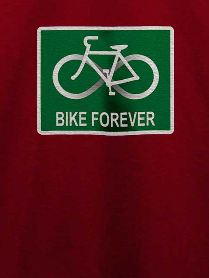 bike-forever-t-shirt bordeaux 4