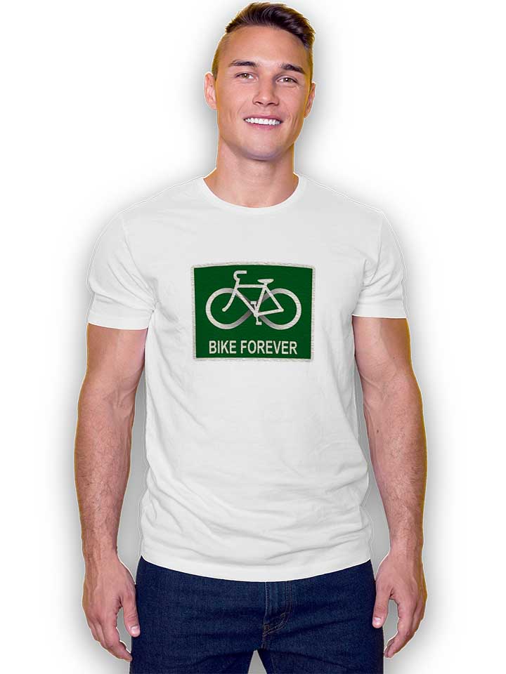 bike-forever-t-shirt weiss 2