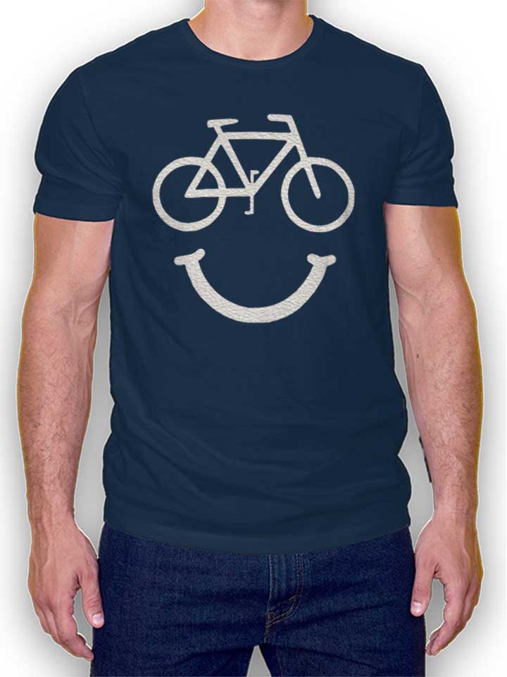 Bike Smile 02 T-Shirt dunkelblau L