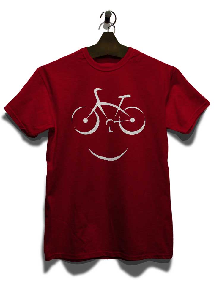 bike-smile-t-shirt bordeaux 3