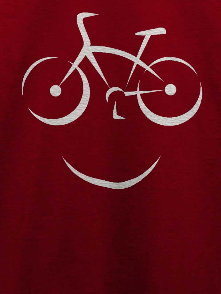 bike-smile-t-shirt bordeaux 4