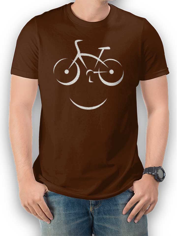 Bike Smile T-Shirt brown L
