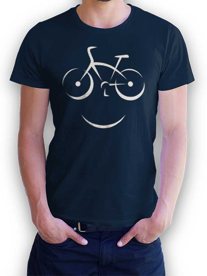 Bike Smile T-Shirt dunkelblau L